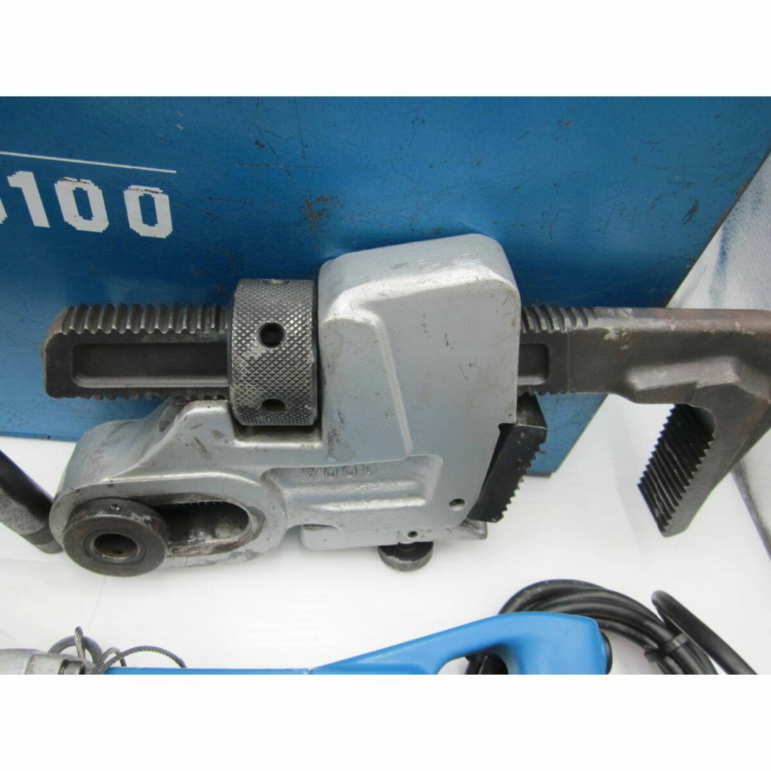 付属品完備MCC(松阪鉄工所) 電動パイプレンチ ラッカル100 付属品完備MCC(松阪鉄工所) 電動パイプレンチ ラッカル100