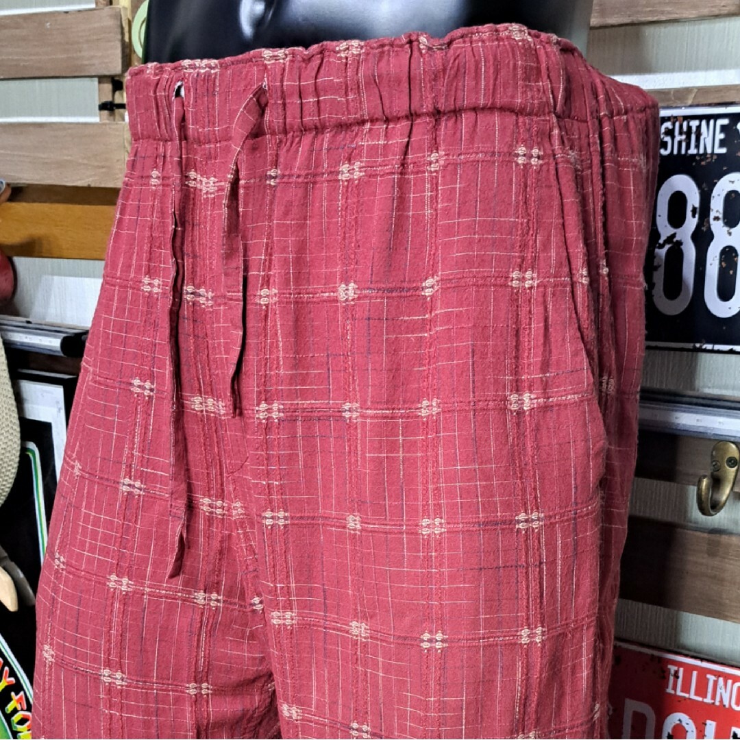 美品 needles セットアップ レッド 総柄 END トラックパンツ 美品 needles セットアップ レッド 総柄 END トラックパンツ