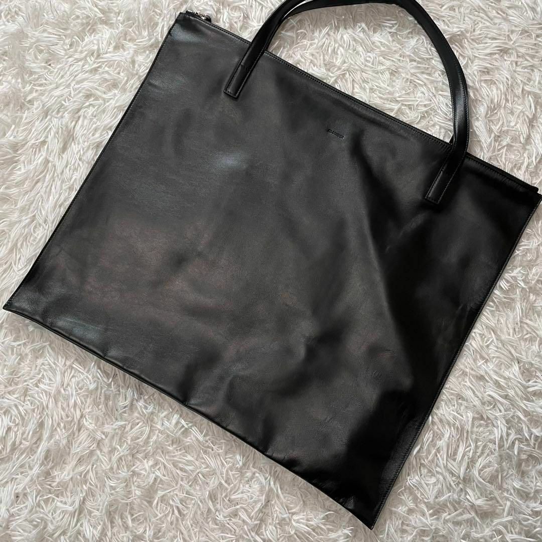 JIL SANDER - 極美品✨ ジルサンダー jil sander zip tote 大 JIL SANDER - 極美品✨ ジルサンダー jil sander zip tote 大