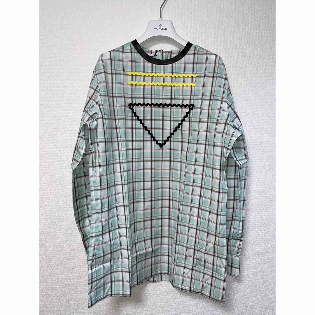 PRADA - 【新品未使用】プラダ 23ss チェックシャツ プル PRADA - 【新品未使用】プラダ 23ss チェックシャツ プル