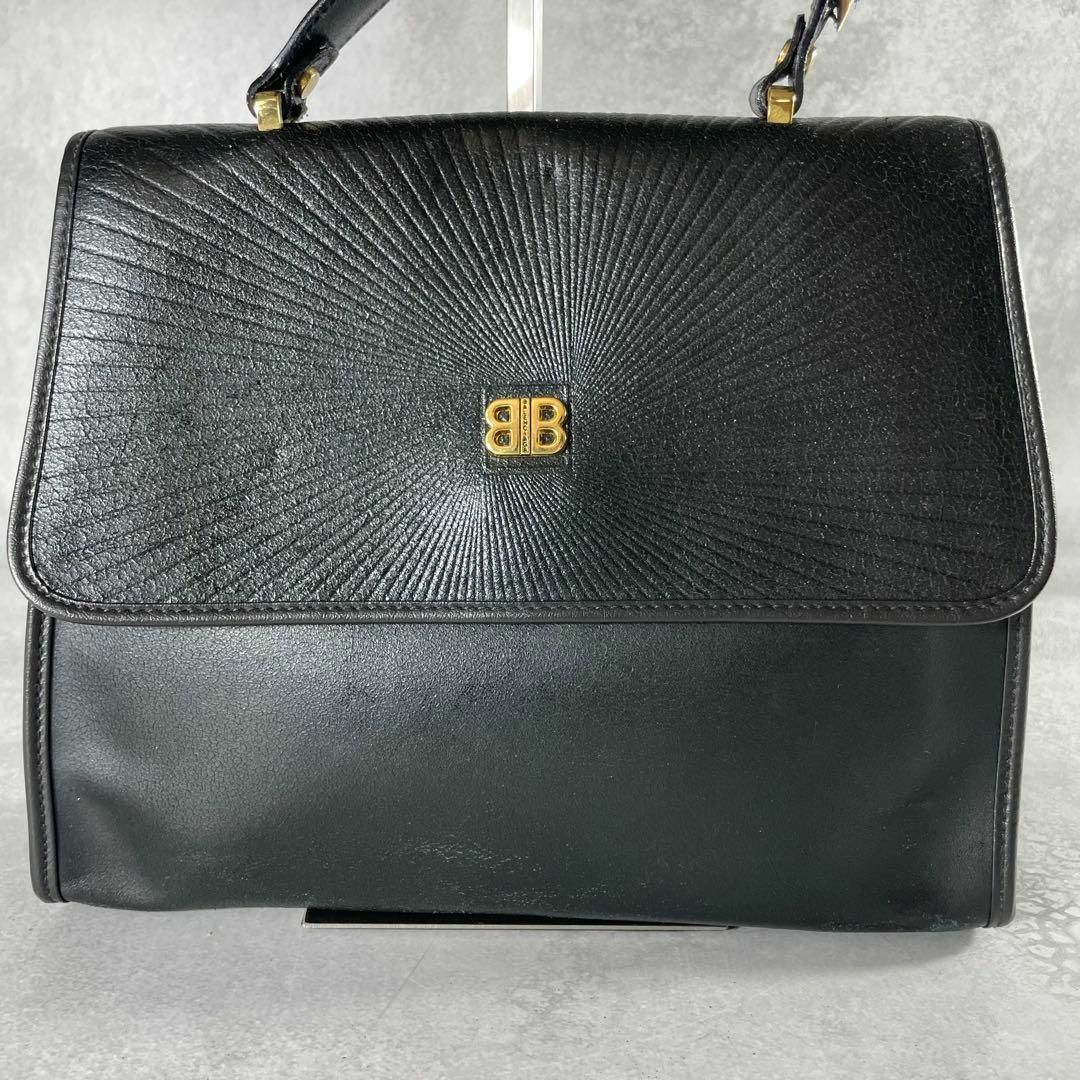 BALENCIAGA - 格安✨ バレンシアガ BBロゴ金具 レザー BALENCIAGA - 格安✨ バレンシアガ BBロゴ金具 レザー