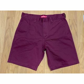 Supreme - Supreme Work Shortワークショーツ Wine M美品の通販 Supreme - Supreme Work Shortワークショーツ Wine M美品の通販