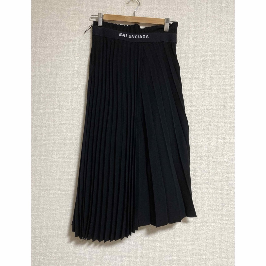 美品】BALENCIAGAバレンシアガ fancy pleats スカート 美品】BALENCIAGAバレンシアガ fancy pleats スカート