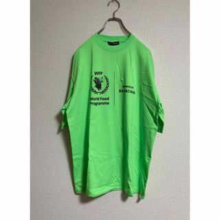 BALENCIAGA(Tシャツ/カットソー(半袖/袖なし) ・ グリーン BALENCIAGA(Tシャツ/カットソー(半袖/袖なし) ・ グリーン