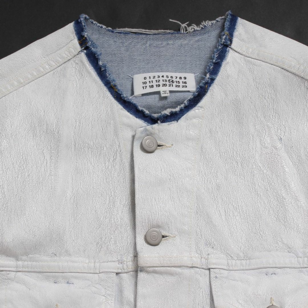 MAISON MARGIELA メゾンマルジェラ ペンキ デニム ジャケット MAISON MARGIELA メゾンマルジェラ ペンキ デニム ジャケット