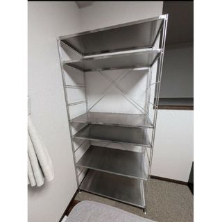 ミリ様専用】無印良品 スチールユニットシェルフ 帆立 廃盤品 小
