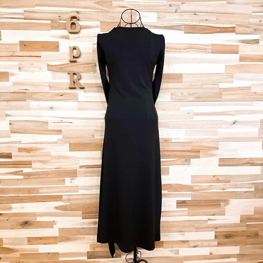 ZARA - 【ザラ】フリル スリット ロング ドレス ワンピース 長袖 ZARA - 【ザラ】フリル スリット ロング ドレス ワンピース 長袖