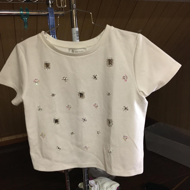 Rope' Picnic(ロペピクニック)のビジュートップス レディースのトップス(Tシャツ(半袖/袖なし))の商品写真