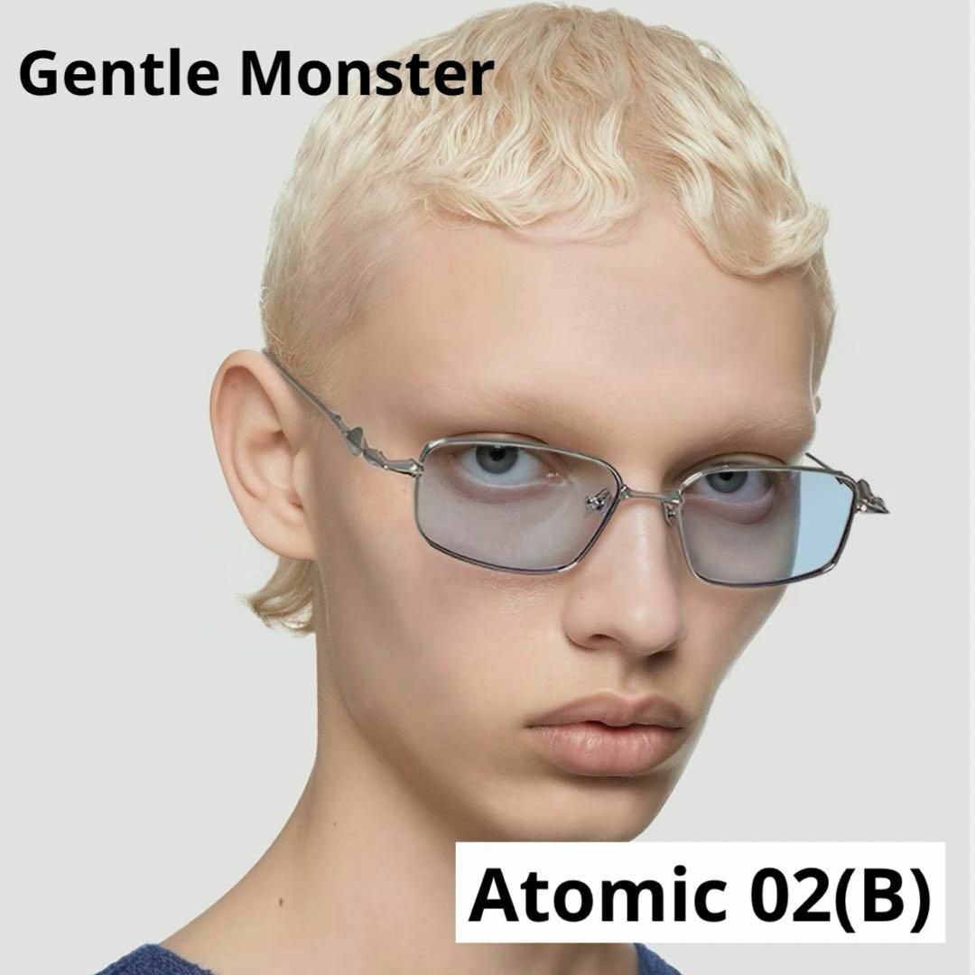 正規品】GENTLE MONSTER atomic 02(B)ブルーレンズ - 小物 正規品】GENTLE MONSTER atomic 02(B)ブルーレンズ - 小物