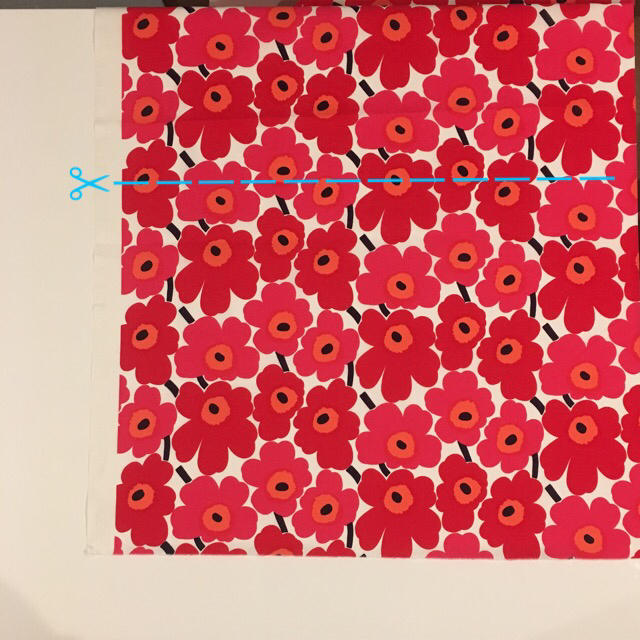 marimekko(マリメッコ)の●marimekko SALE●コットン生地 mini UNIKKO レッド ハンドメイドの素材/材料(生地/糸)の商品写真