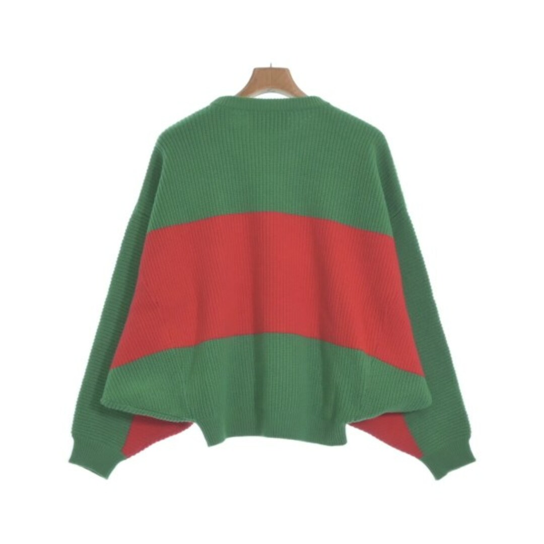 GUCCI - GUCCI グッチ ニット・セーター S 緑x赤 【古着】【中古 GUCCI - GUCCI グッチ ニット・セーター S 緑x赤 【古着】【中古