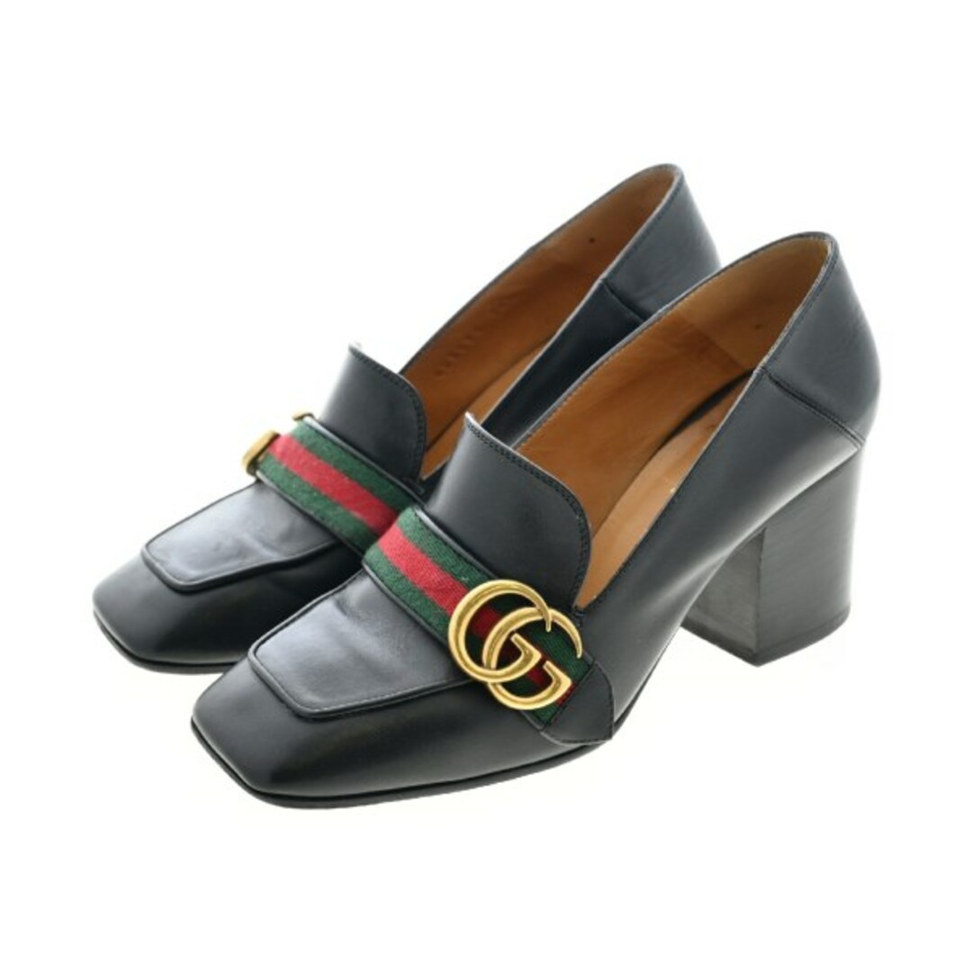 GUCCI グッチ パンプス EU36 1/2(23cm位) 黒 【古着】 GUCCI グッチ パンプス EU36 1/2(23cm位) 黒 【古着】
