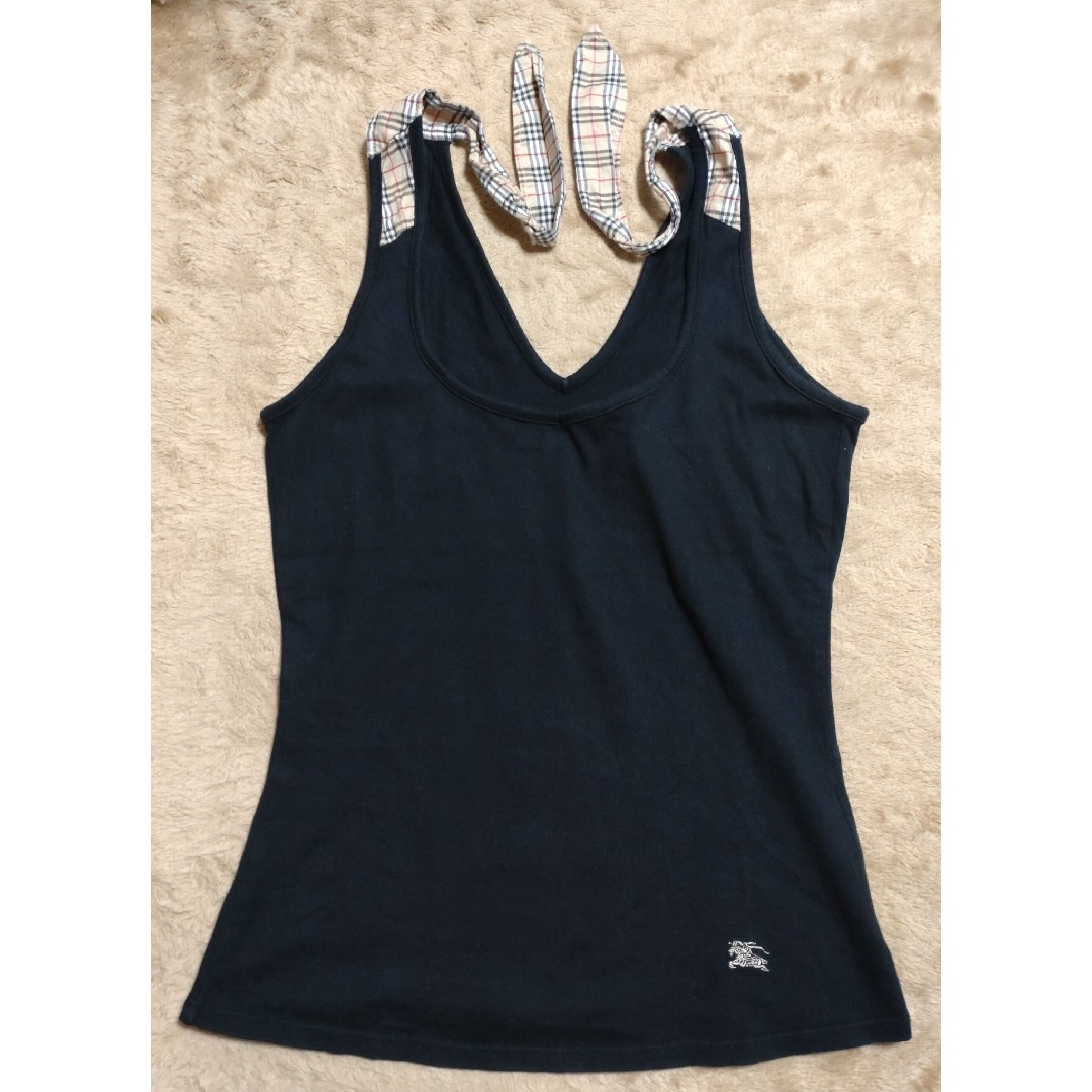 BURBERRY BLUE LABEL - バーバリー タンクトップ 黒 38の通販 by BURBERRY BLUE LABEL - バーバリー タンクトップ 黒 38の通販 by