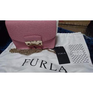 フルラ(Furla)の新品 FURLA メトロポリス ピンク ケアカード付(ショルダーバッグ)