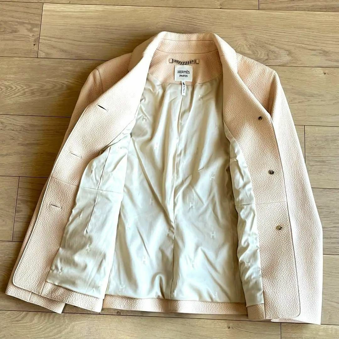HERMES - 新品同様 22AW エルメス ディアスキン 鹿革 レザー HERMES - 新品同様 22AW エルメス ディアスキン 鹿革 レザー