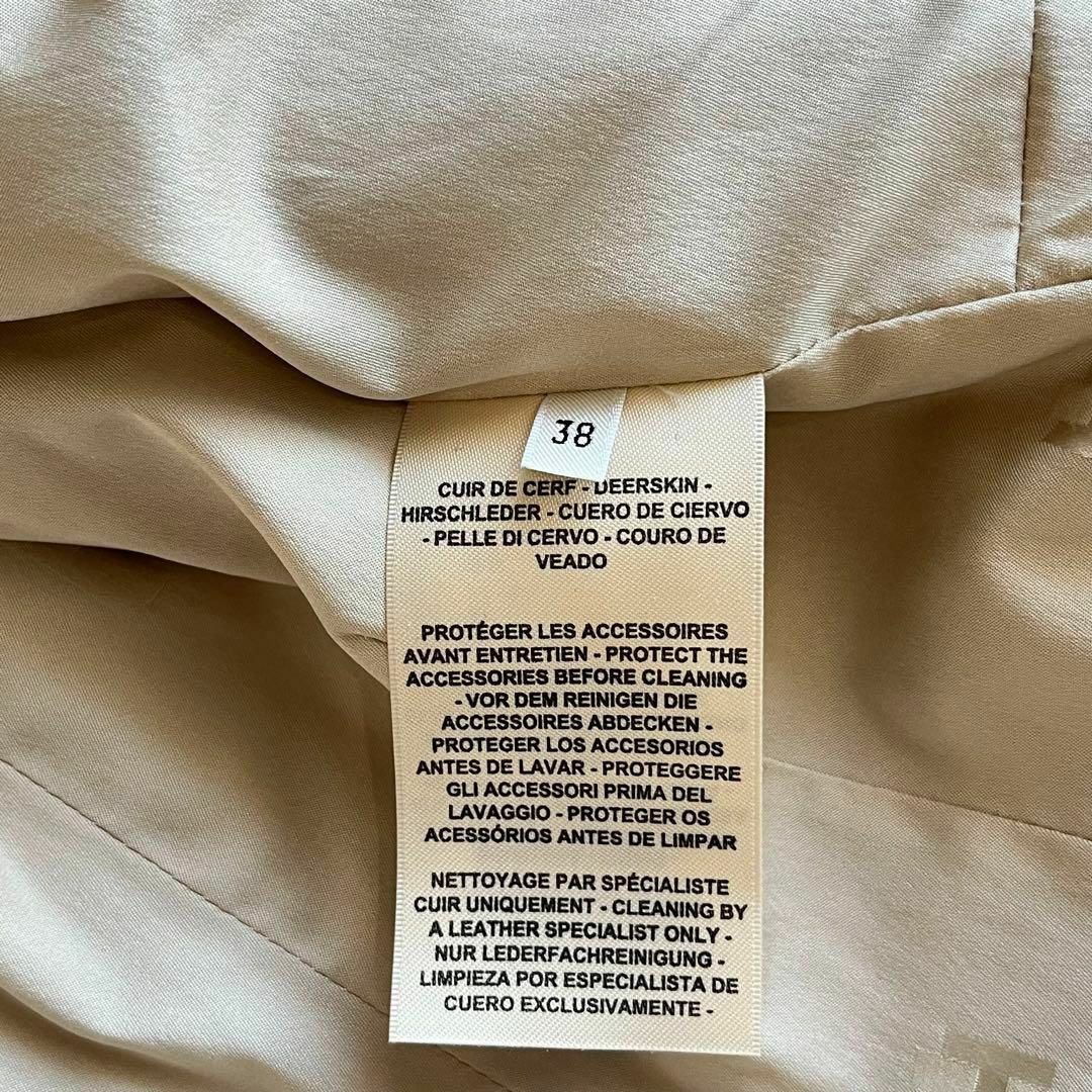 HERMES - 新品同様 22AW エルメス ディアスキン 鹿革 レザー HERMES - 新品同様 22AW エルメス ディアスキン 鹿革 レザー