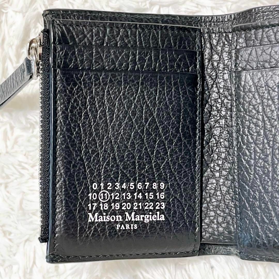 未使用級 マルジェラ 三つ折り財布 4ステッチ エンベロープ 付属 未使用級 マルジェラ 三つ折り財布 4ステッチ エンベロープ 付属