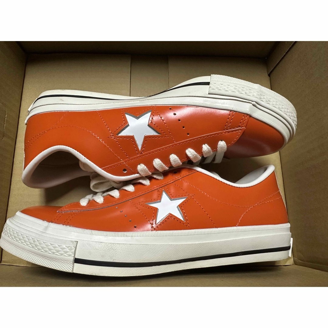 CONVERSE - 日本製 コンバース ワンスター オレンジ 25.5センチ CONVERSE - 日本製 コンバース ワンスター オレンジ 25.5センチ