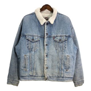 希少XL☆USA製90s】リーバイス 裏ボア デニムジャケット ブルゾン
