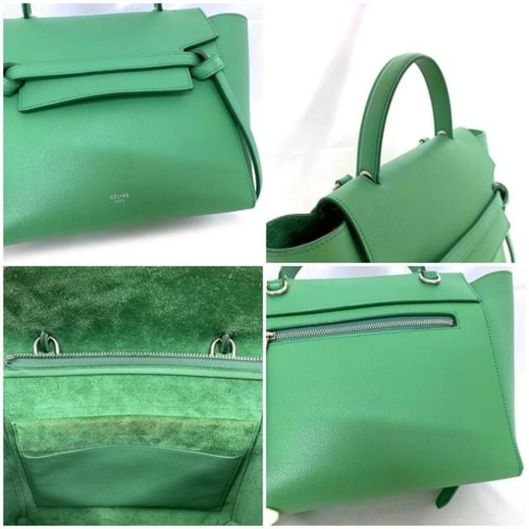 CELINE - セリーヌ 2way バッグ ベルトバッグ グリーン 189153 CELINE - セリーヌ 2way バッグ ベルトバッグ グリーン 189153