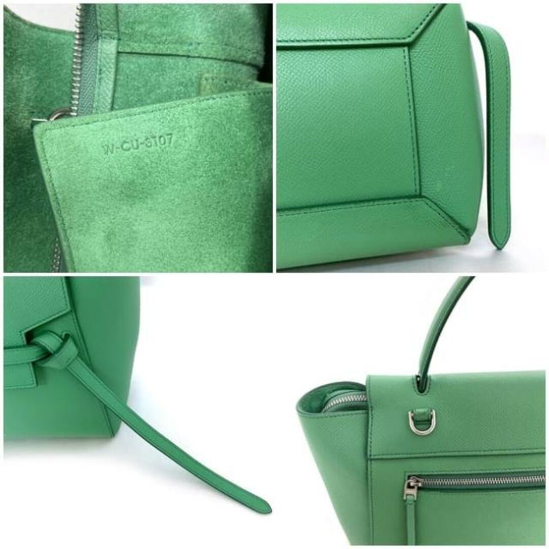 CELINE - セリーヌ 2way バッグ ベルトバッグ グリーン 189153 CELINE - セリーヌ 2way バッグ ベルトバッグ グリーン 189153
