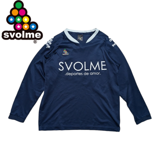 スボルメ(Svolme)のSVOLME ネイビー フットサル ゲームシャツ(ウェア)