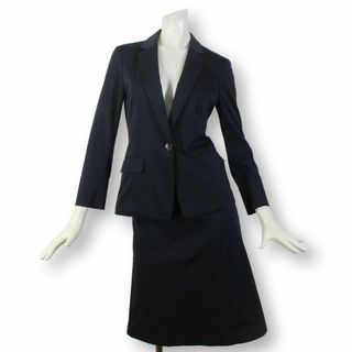 アンタイトル(UNTITLED)の19【新品同様】アンタイトル スカートスーツ 上2 下1 濃紺 ★未使用に近い★(スーツ)
