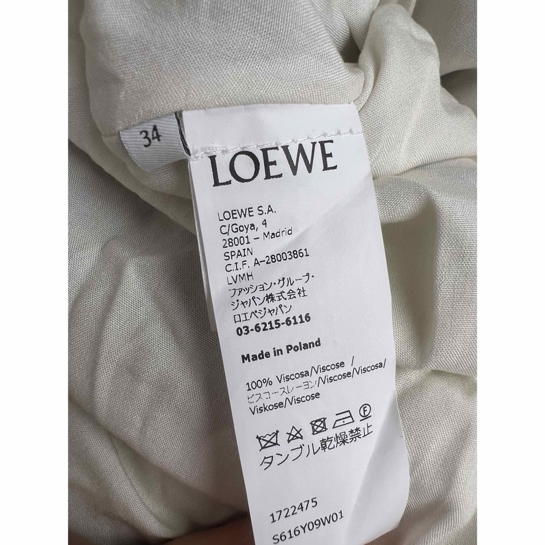 LOEWE - LOEWE ロエベ パウラズイビザ ワンピース 34の通販 by LOEWE - LOEWE ロエベ パウラズイビザ ワンピース 34の通販 by