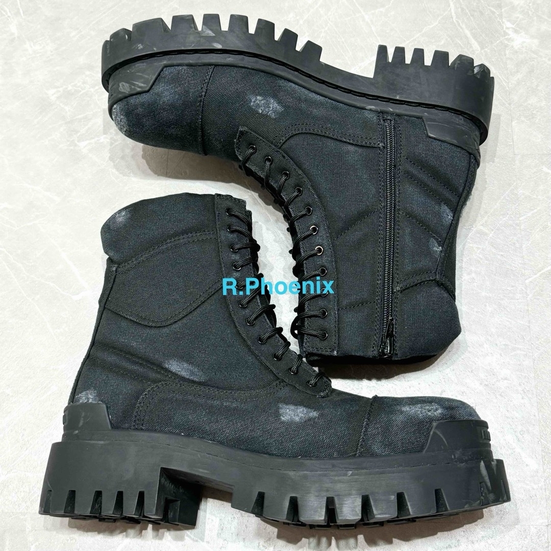 BALENCIAGA Combat Strike Boots バレンシアガ まるっこい 45 BALENCIAGA Combat Strike Boots バレンシアガ まるっこい 45