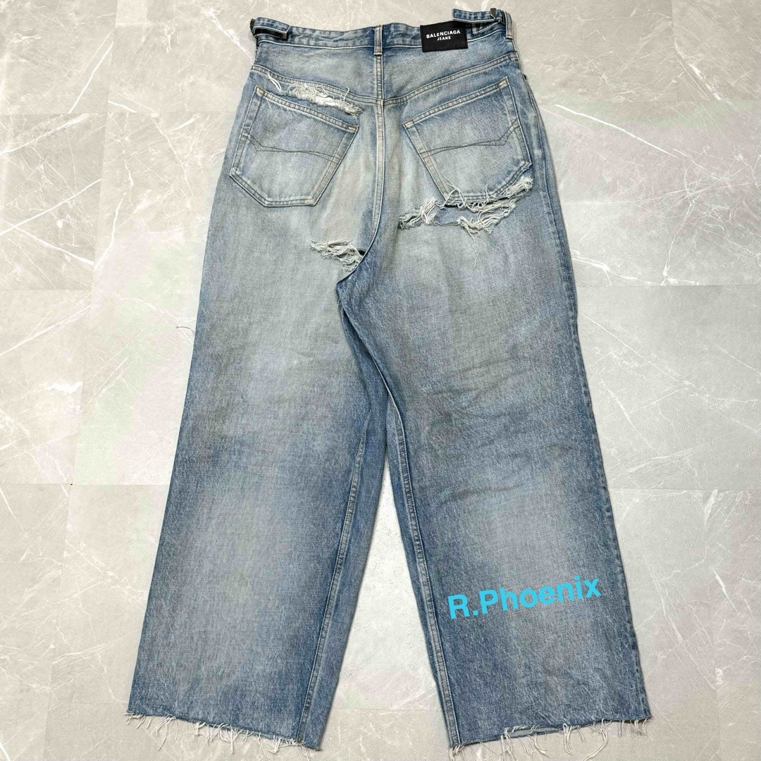BALENCIAGA - 【BALENCIAGA】DESTROYED SKATER JEANS Sの通販 by BALENCIAGA - 【BALENCIAGA】DESTROYED SKATER JEANS Sの通販 by