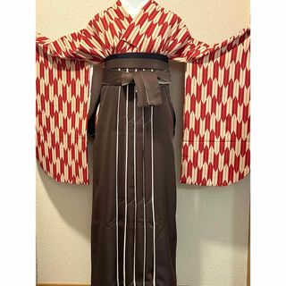 袴3点セット　卒業式袴　大学生袴　小学生袴　Lサイズ(着物)