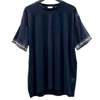 バーバリー(BURBERRY)の　バーバリー BURBERRY ロゴスリーブTシャツ 8026224 ブラック コットン メンズ 半袖Ｔシャツ(Tシャツ/カットソー(半袖/袖なし))