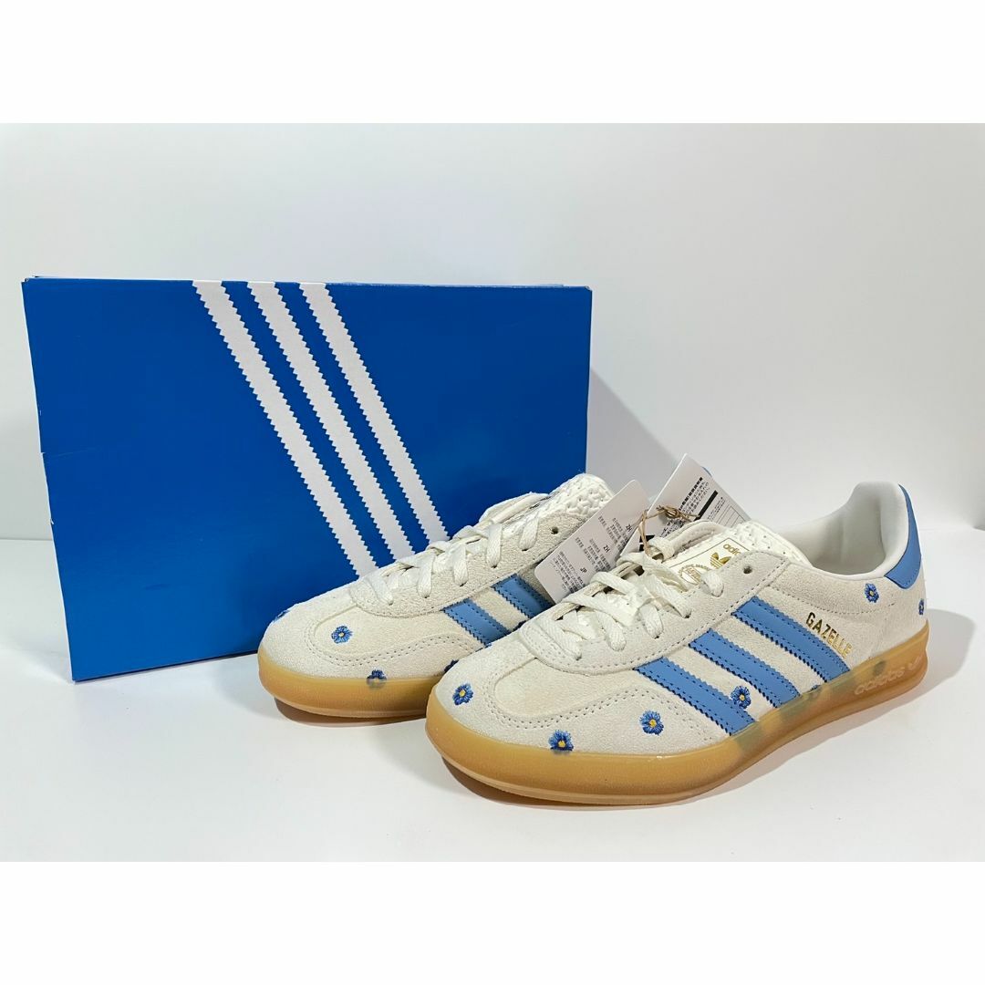 adidas - 【新品】24cm adidas Gazelle Indoor 花柄刺しゅうの adidas - 【新品】24cm adidas Gazelle Indoor 花柄刺しゅうの