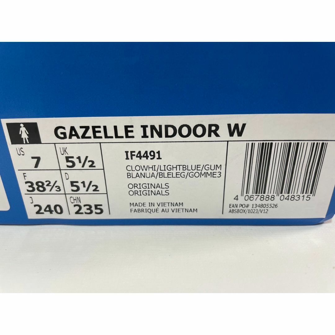 adidas - 【新品】24cm adidas Gazelle Indoor 花柄刺しゅうの adidas - 【新品】24cm adidas Gazelle Indoor 花柄刺しゅうの