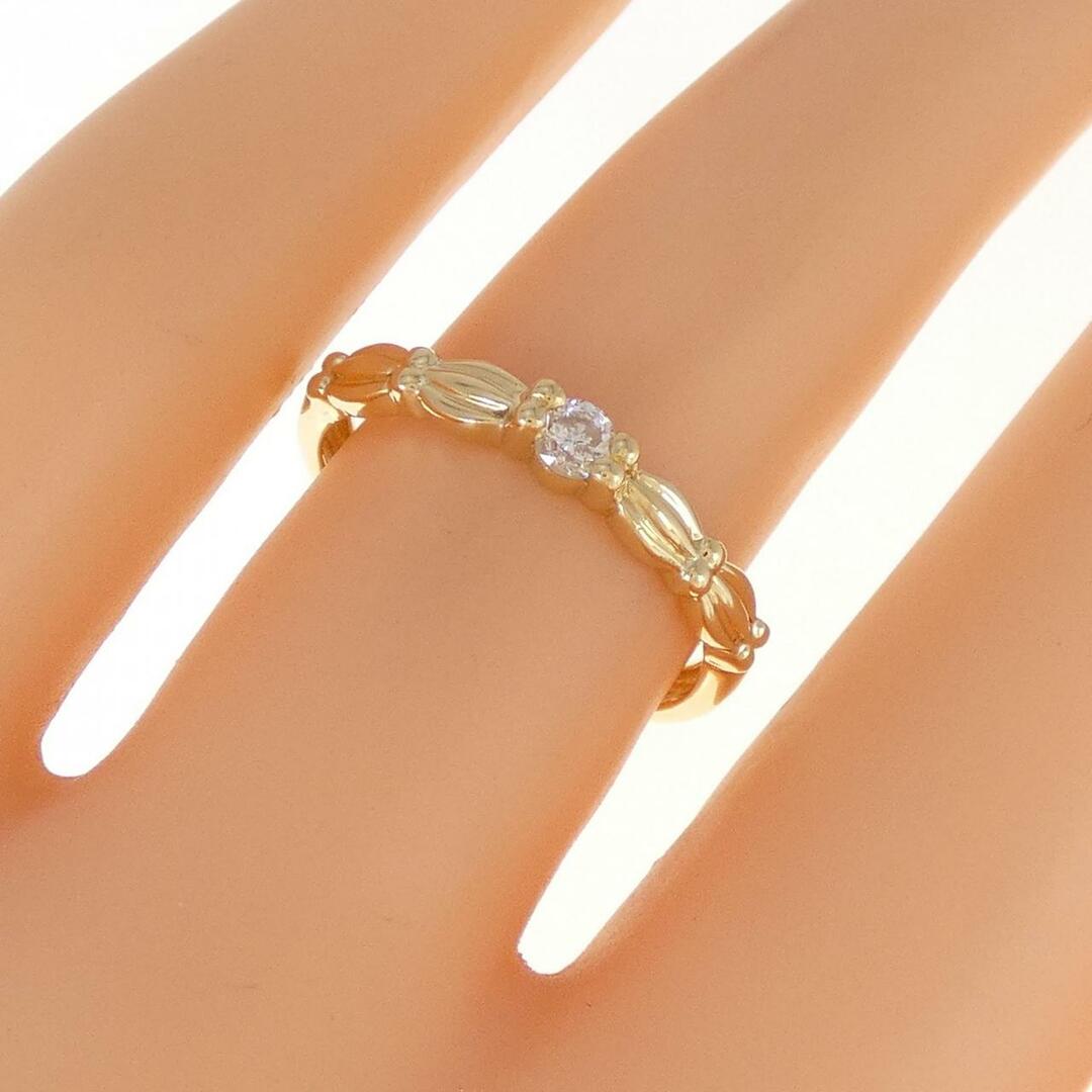 K18YG ダイヤモンド リング 0.10CT K18YG ダイヤモンド リング 0.10CT