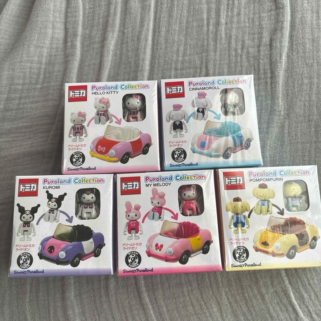 Takara Tomy - ドリームトミカ サンリオピューロランド限定 5点 Takara Tomy - ドリームトミカ サンリオピューロランド限定 5点