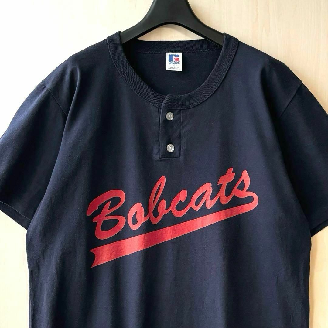 80s 90s USA製古着 ヴィンテージ ヘンリーネックTシャツ 両面 80s 90s USA製古着 ヴィンテージ ヘンリーネックTシャツ 両面
