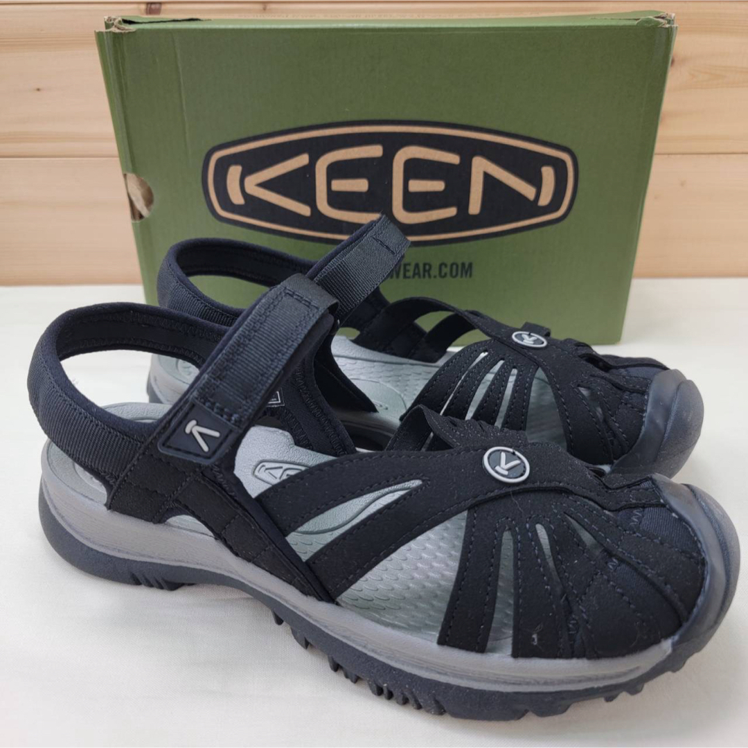 KEEN - キーン ローズサンダル 黒 23cmの通販 by ラムム's shop KEEN - キーン ローズサンダル 黒 23cmの通販 by ラムム's shop