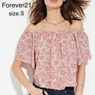 フォーエバートゥエンティーワン(FOREVER 21)の【本日15時半発送予定◆15時まで値下げ】FOREVER21◆オフショル◆新品(カットソー(半袖/袖なし))