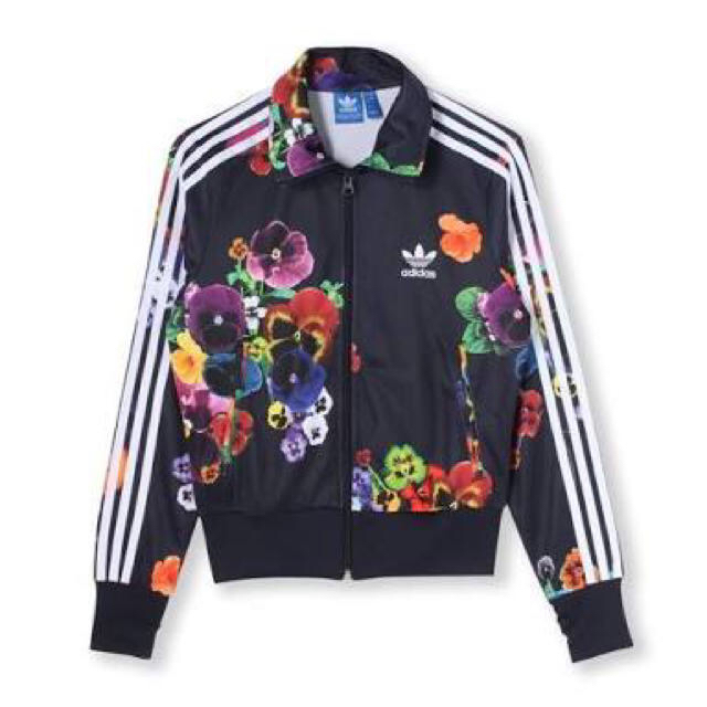 【美品】adidas アディダス　花柄ジャージ　トラックジャケット