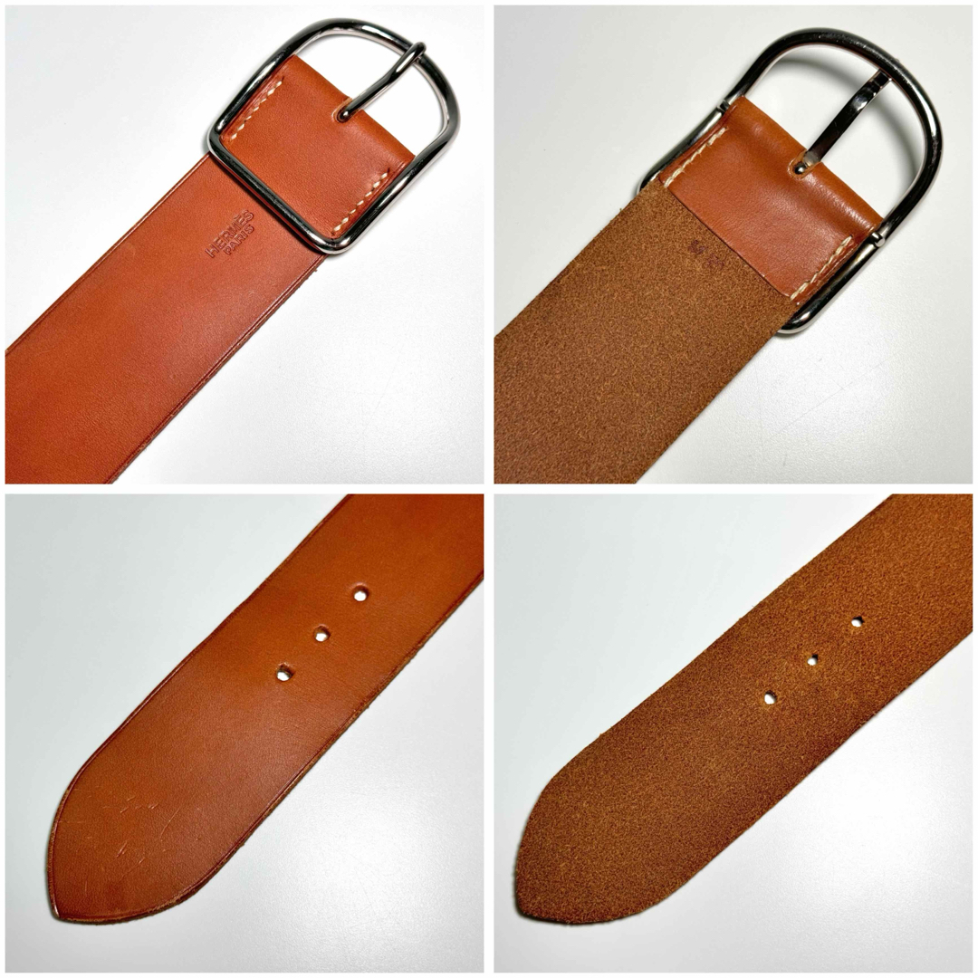 ※bossy　HERMES エルメス API ブレスレット マルジェラ期 HERMES エルメス api マルジェラ期 3連レザーブレスレット 箱付き