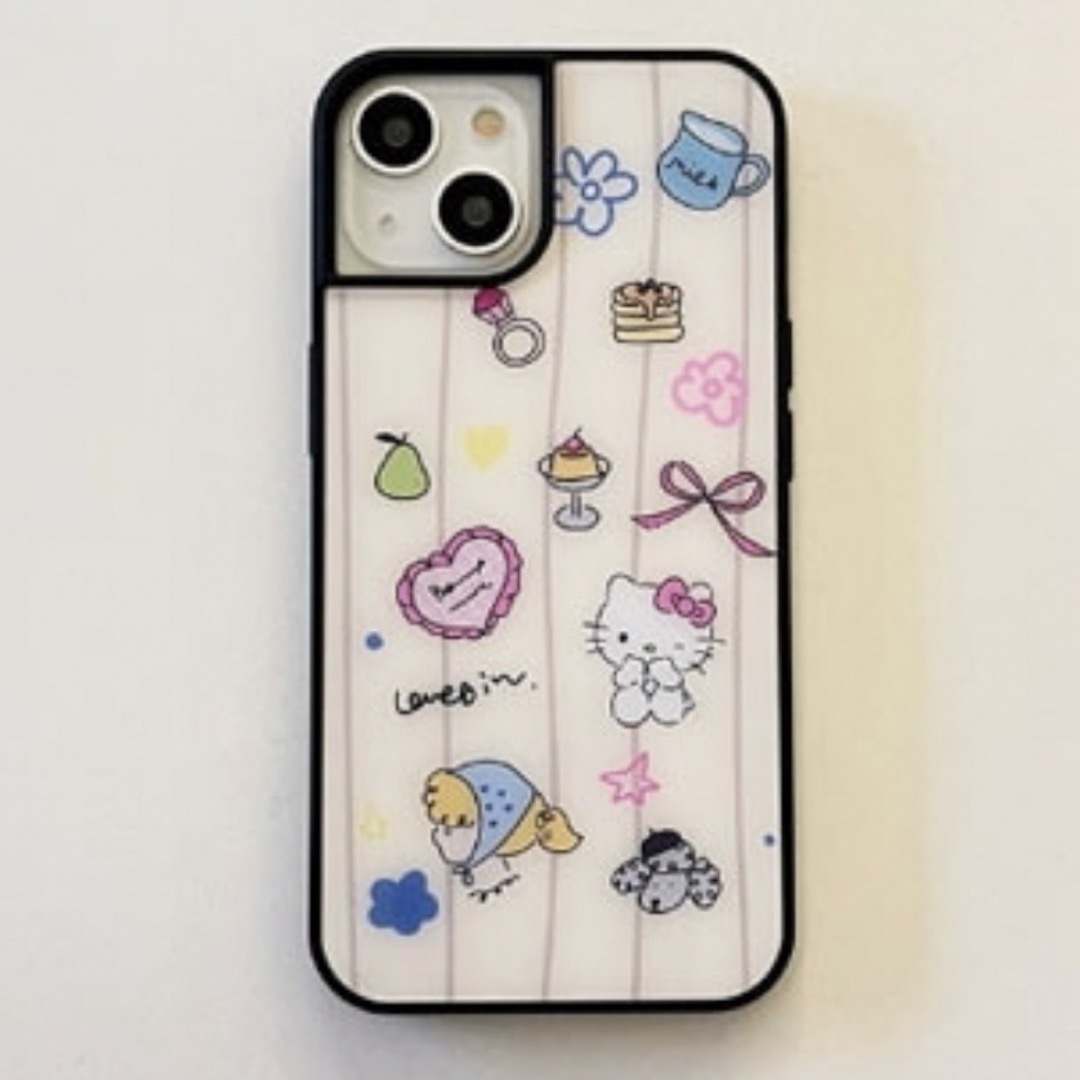 ハローキティ - ハローキティ⭐︎落書き風iPhoneケースの通販 by ハローキティ - ハローキティ⭐︎落書き風iPhoneケースの通販 by