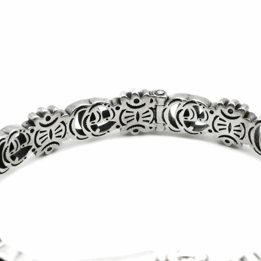 GUCCI - グッチ 24926. ブレスレット 腕輪 ターコイズ GG 銀 GUCCI - グッチ 24926. ブレスレット 腕輪 ターコイズ GG 銀