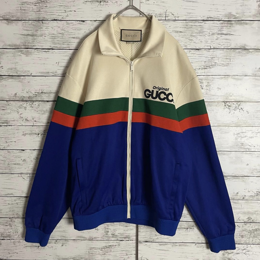 GUCCI - 【希少デザイン】 グッチ GUCCI トラックジャケット GUCCI - 【希少デザイン】 グッチ GUCCI トラックジャケット