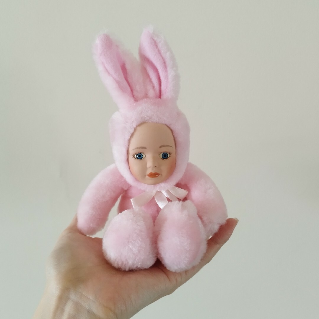 ヴィンテージ うさぎ ぬいぐるみ リアルで可愛い赤ちゃん人形 ヴィンテージ うさぎ ぬいぐるみ リアルで可愛い赤ちゃん人形