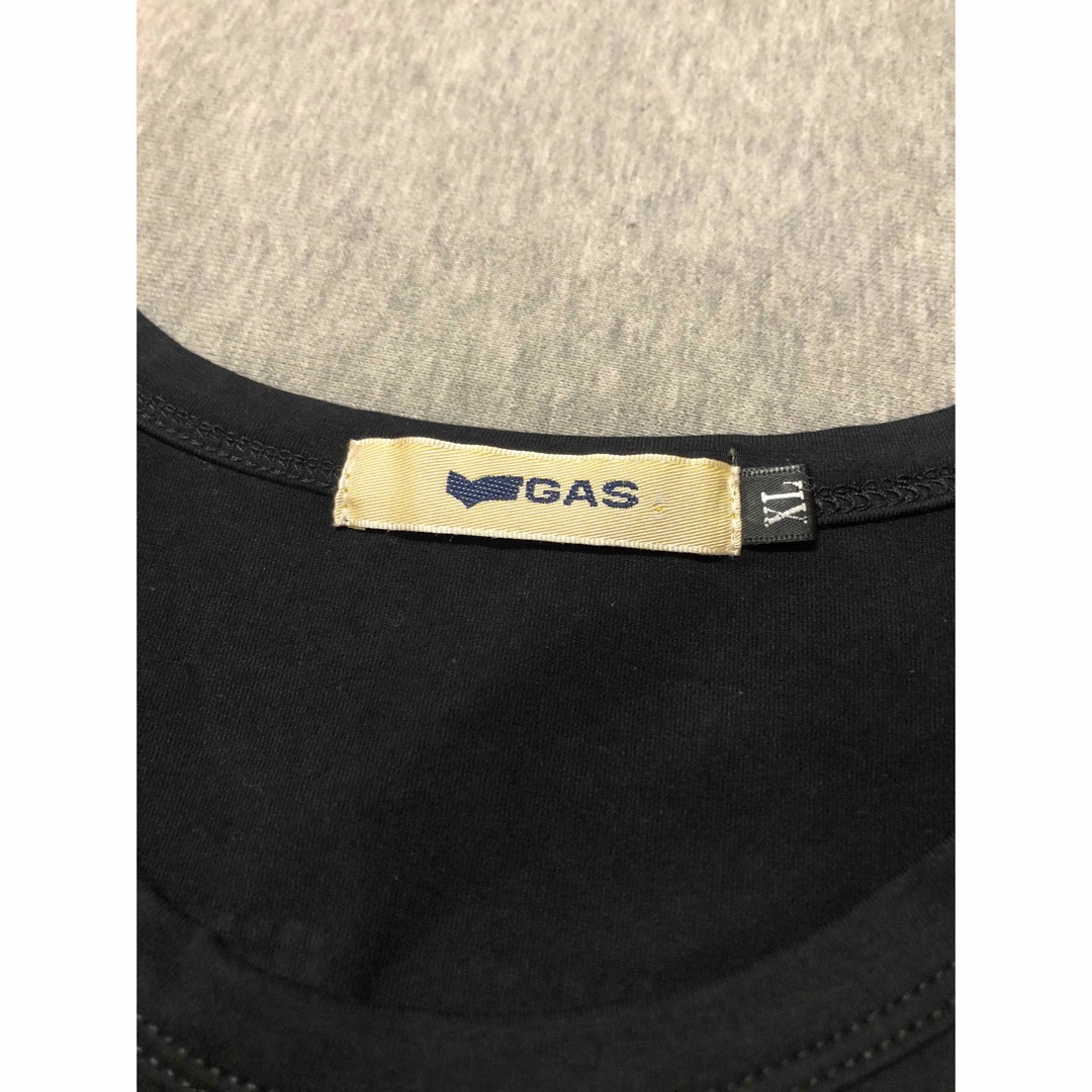 GAS(ガス)の美品　GAS Tシャツ　XL 黒　HONDA レディースのトップス(Tシャツ(半袖/袖なし))の商品写真