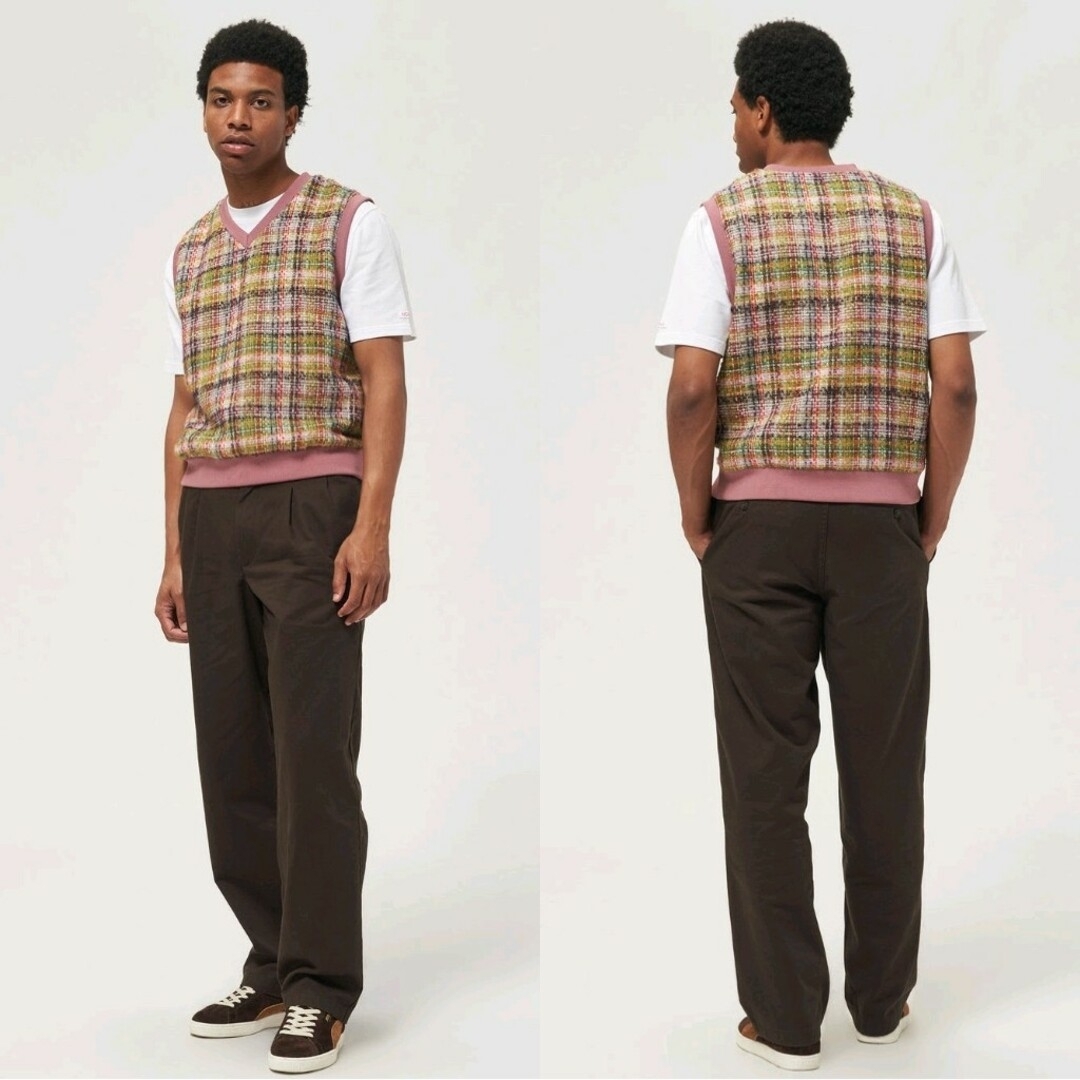 新品□定価14万 NOAH Dream Tweed Vest ツイードベスト Mの通販 新品□定価14万 NOAH Dream Tweed Vest ツイードベスト Mの通販
