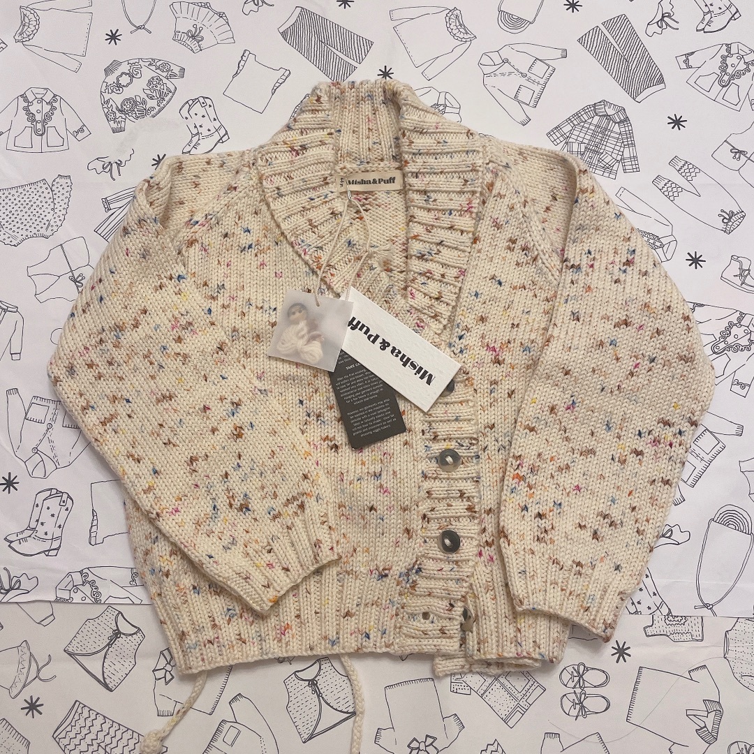 カーディガン Misha & Puff - misha&puff cardigan confetti16 4y