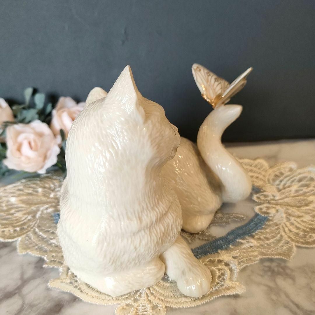 大きなサイズ LENOX レノックスペルシャ猫 陶器 置物 キャット 大きなサイズ LENOX レノックスペルシャ猫 陶器 置物 キャット