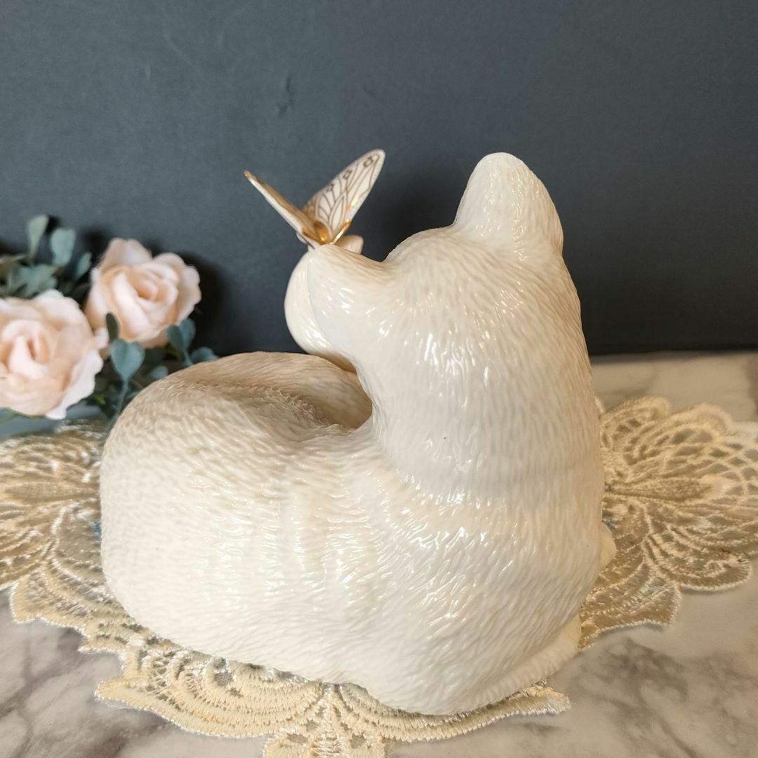 大きなサイズ LENOX レノックスペルシャ猫 陶器 置物 キャット 大きなサイズ LENOX レノックスペルシャ猫 陶器 置物 キャット